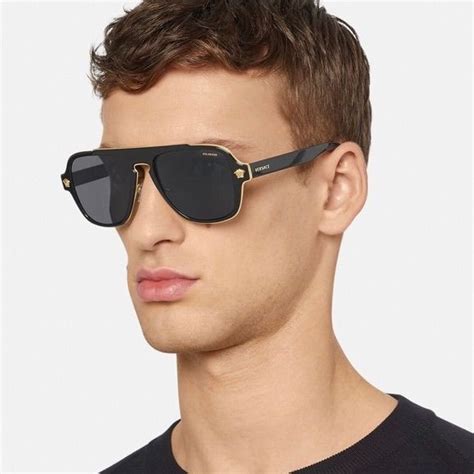 versace medusa charm sonnenbrille|Versace VE2199 MEDUSA CHARM Square Sunglasses For Men .